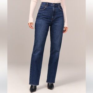 Abercrombie brand new curve love 90’s straight ultra high rise